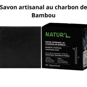 SAVON ARTISANAL AU CHARBON DE BAMBOU
